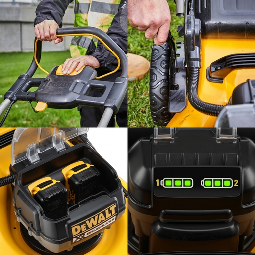 DEWALT akumulatorska kosilica DCMW564P2 18 V - u setu sa dvije baterije 5,0 Ah + punjač