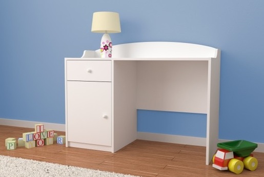 Dječji pisaći stol - bijeli