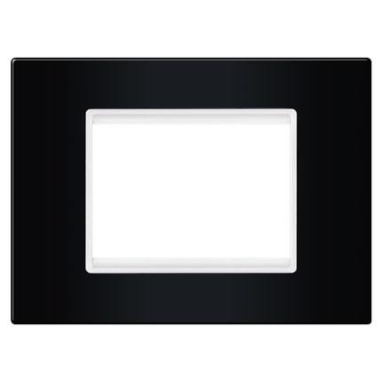 ALING CONEL modularna dekorativna maska 1M EXP BASIC, crna s bijelim nosačem