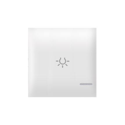 ALING CONEL modularna maska s oznakom svjetla i indikacijom za prekidač EXP 2M, bijela