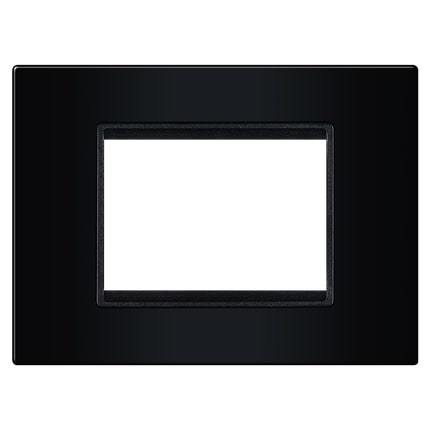 ALING CONEL modularna dekorativna maska 7M EXP BASIC, crna s crnim nosačem