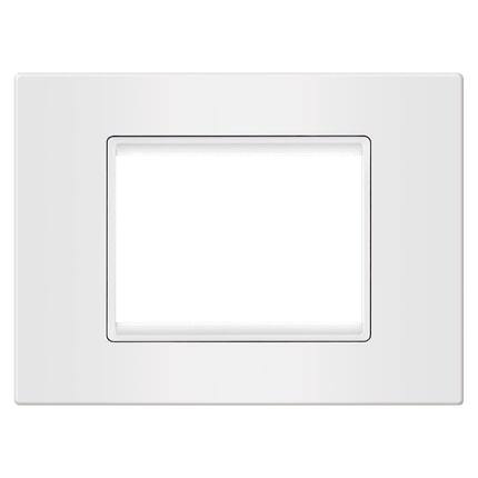 ALING CONEL modularna dekorativna maska 1M EXP BASIC, bijela sa bijelim nosačem