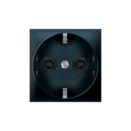 ALING CONEL modularna šuko utičnica dvopolna 16A 250V~ EXP 2M  , crna soft