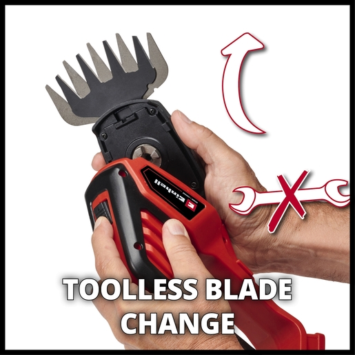 EINHELL akumulatorske teleskopske škare za travu i grmlje GE-CG 18/100 Li T-Solo