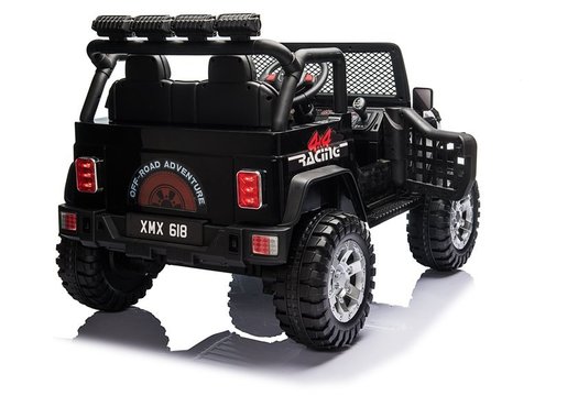 Automobil na akumulator Jeep XMX618 crni