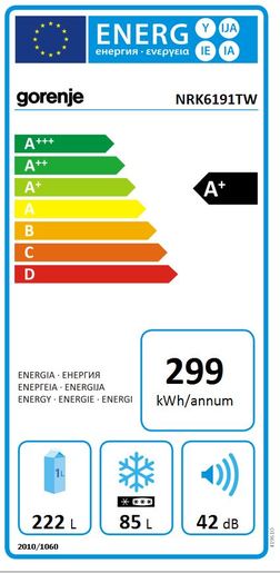 Gorenje hladnjak NRK6191TW*r_oštećeno_TPNJ