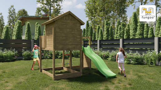 Fungoo drveno dječje igralište - Kućica GALAXY L