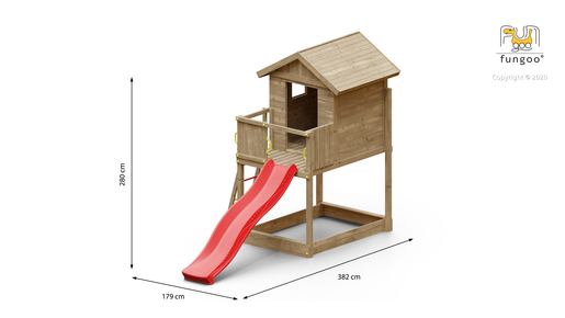 Fungoo drveno dječje igralište - Kućica GALAXY S