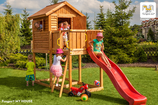 Fungoo drveno dječje igralište - Kućica MYHOUSE
