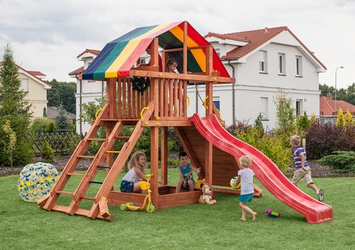 Fungoo drveno dječje igralište ROCKET toranj