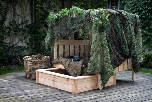 Kućica za igru s uvlačivim pješčanikom