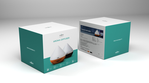 Anjou aroma difuzor eteričnih ulja, svijetlo smeđi, kapacitet 300 ml