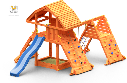 Fungoo drveno dječje igralište GIANT SPIDER set
