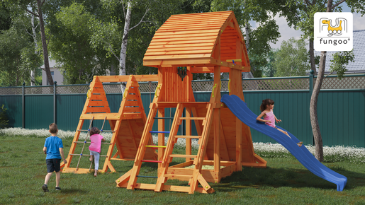 Fungoo drveno dječje igralište GIANT SPIDER set
