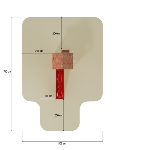 Fungoo drveno dječje igralište CAROL 1 set
