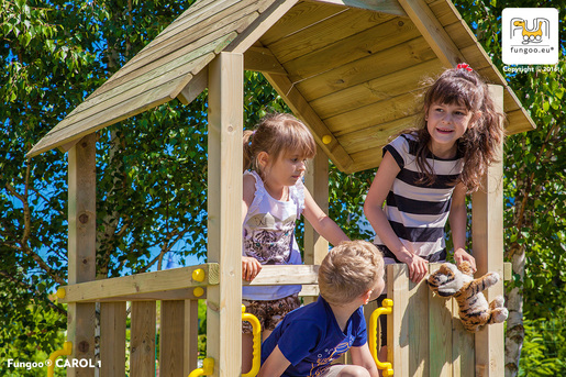 Fungoo drveno dječje igralište CAROL 1 set