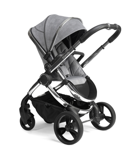 iCandy Peach kolica, Chrome Light Grey Check kromirano podvozje + GRATIS iCandy Peach 2018 Duo Pod zimska vreća i obloga sjedišta