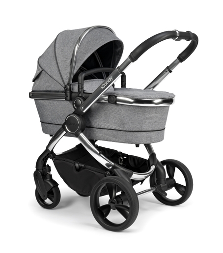 iCandy Peach kolica, Chrome Light Grey Check kromirano podvozje + GRATIS iCandy Peach 2018 Duo Pod zimska vreća i obloga sjedišta