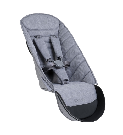 iCandy Peach kolica, Chrome Light Grey Check kromirano podvozje + GRATIS iCandy Peach 2018 Duo Pod zimska vreća i obloga sjedišta