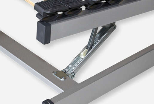 HESPO elastična podloga TRIPOD GN 190X 80 - podnica visine 9,5cm s mogućnošću mehaničkog podešavanja uzglavlja i uznožja