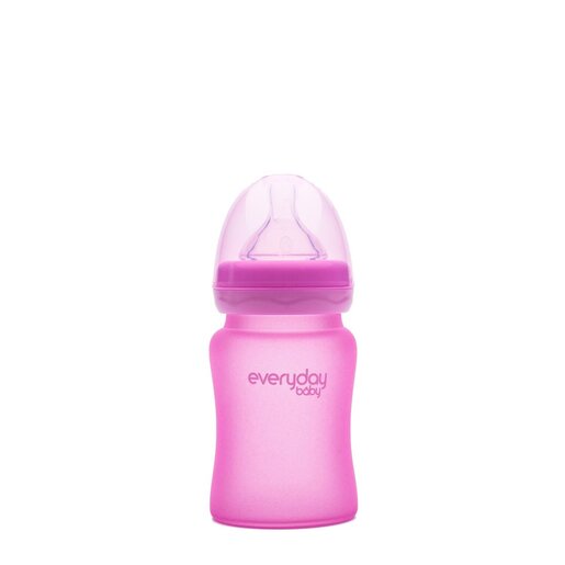 Everyday baby staklena bočica, reagira na toplinu 150ml, Pink