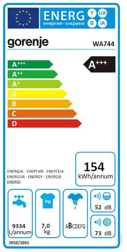 Gorenje perilica rublja WA744*Rasprodaja_ambalaža_TPNJ