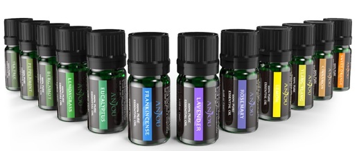 Anjou eterična ulja, 12 vrsta, 12x5 ml AJ-PCN013