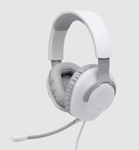 JBL Quantum 100, gaming slušalice PC/PS4/Xbox/Switch, bijele