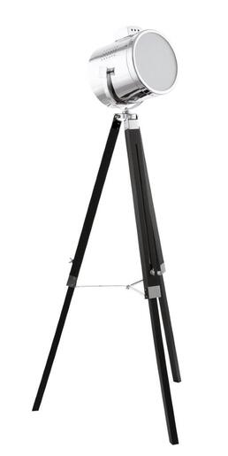 EGLO stolna/1, E27, drvo,  crna/krom 'UPSTREET'