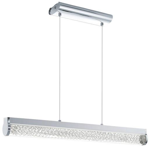 EGLO visilica/1, LED, 24 W, duž.765, krom/kristali-prozirno alu staklo 'TRAVELO'