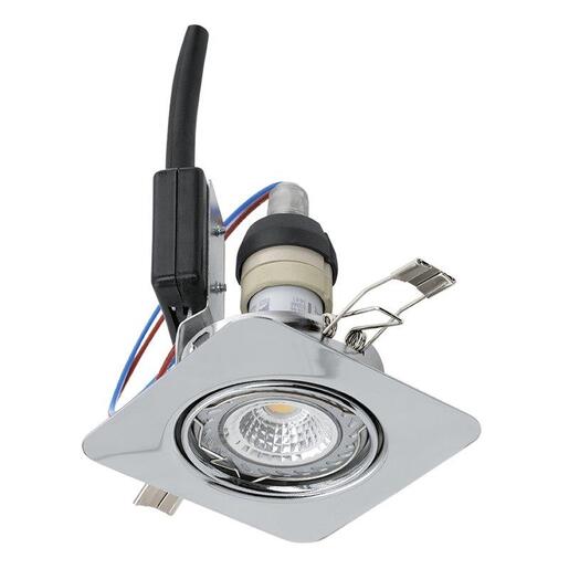 EGLO ugradbena/1, LED, gu10, 5 W, 87x87, 3000K, krom 'PENETO'