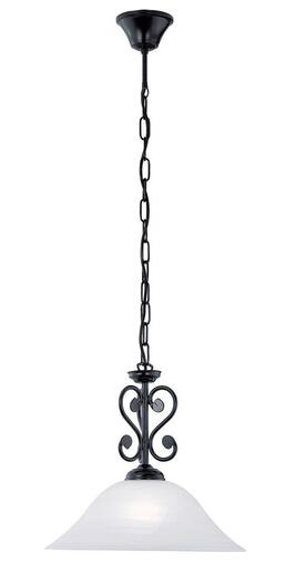 EGLO visilica/1, crna/alabaster 'MURCIA'