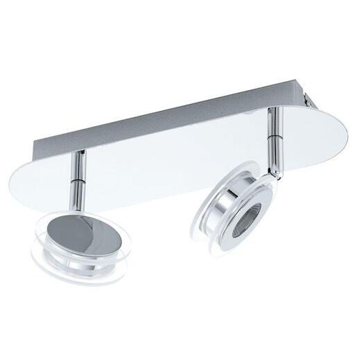 EGLO reflektor/2, LED, 2x3,3 W, krom 'SAROLO'