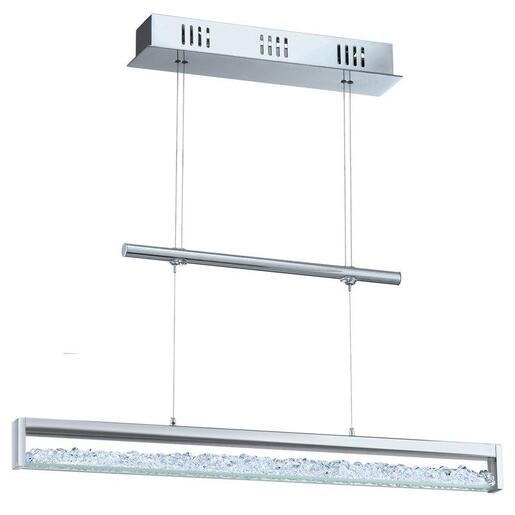 EGLO visilica/1, LED, 1x24 W, dužina 700, alu/krom, bijela prozirna 'CARDITO 1'