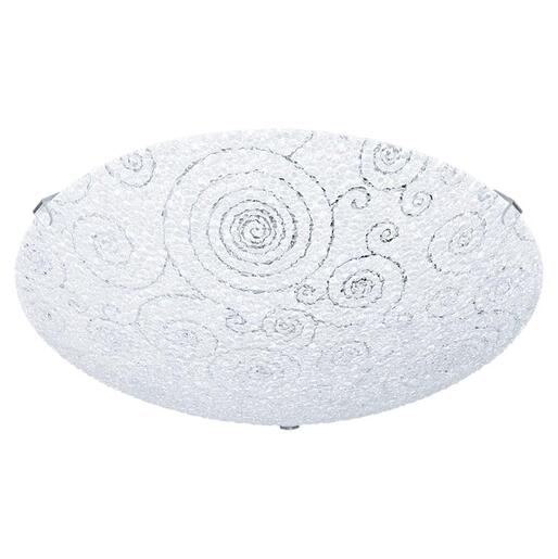 EGLO plafonjera DL/1 #250 GLAS M.STRUKTUR 'RICONTO 1'