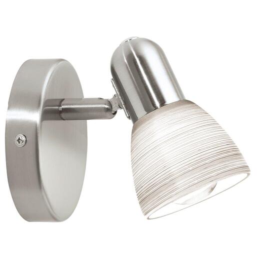 EGLO reflektor/1, E14, nikl-mat/bijela 'DAKAR 1'