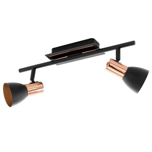 EGLO reflektor/2, LED, 2x3,3 W, bakar/crna 'BARNHAM'