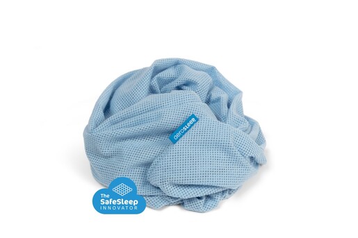 AeroSleep plahta s gumicom 140x70cm, plava