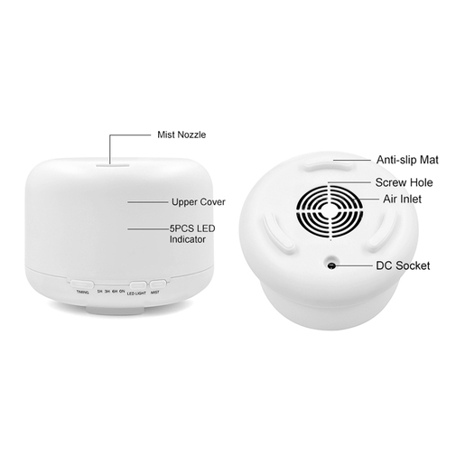 Platinet aroma difuzor, bijeli, 500 ml