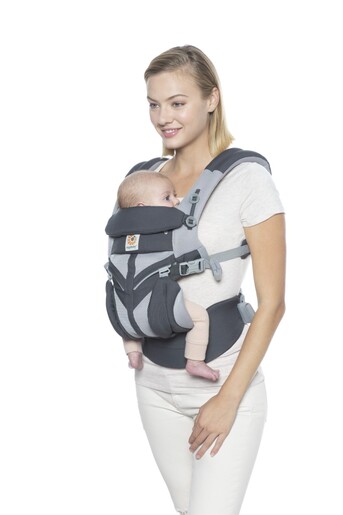 Ergobaby Omni 360 nosiljka, Cool Air, Carbon siva 