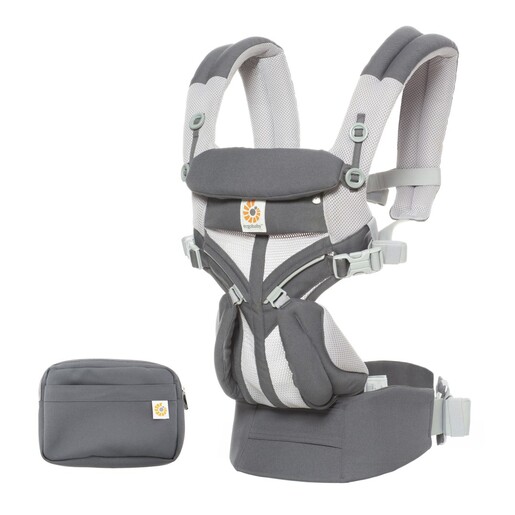 Ergobaby Omni 360 nosiljka, Cool Air, Carbon siva 