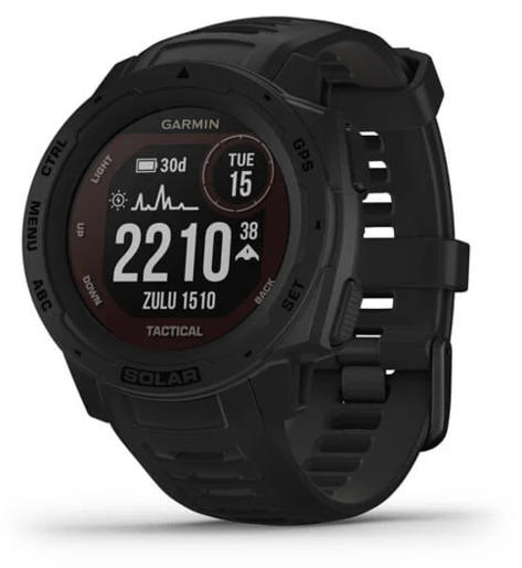 Garmin Instinct SOLAR Tactical Black, pametni sportski sat RT