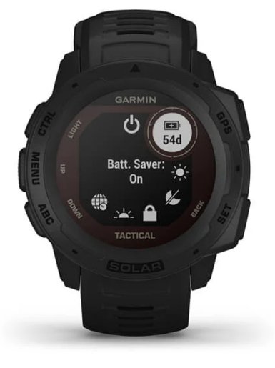 Garmin Instinct SOLAR Tactical Black, pametni sportski sat RT