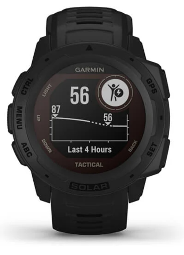 Garmin Instinct SOLAR Tactical Black, pametni sportski sat RT