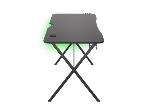 Genesis Holm 200 RGB, gaming stol, crni/karbon