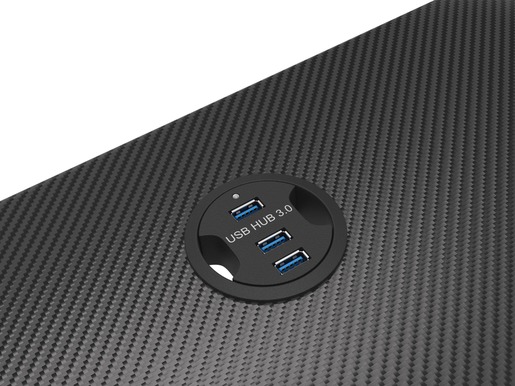 Genesis Holm 200 RGB, gaming stol, crni/karbon