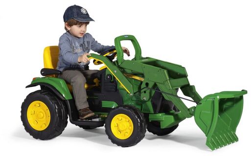 Licencirani Peg Perego bager na akumulator John Deere Ground Force Loader