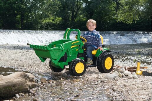 Licencirani Peg Perego bager na akumulator John Deere Ground Force Loader