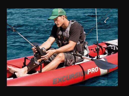 INTEX kajak s veslima Excursion PRO (384 x 94m x 46 cm)