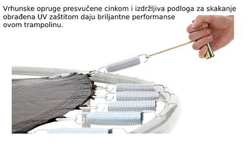 Space Zone II trampolin 427cm